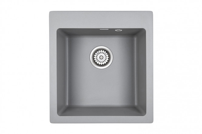 Изображение товара Врезная кухонная мойка PAULMARK Zemar PM104651-GRM 46х51 см кварцевый композит