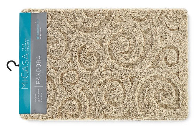 Изображение товара Коврик для ванной комнаты MICASA Pandora 60x90 см, Полиэстер