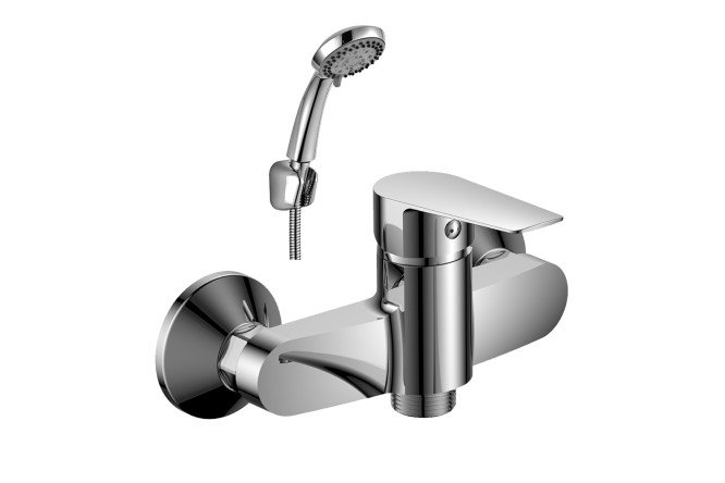 Изображение товара Смеситель для душа ROSSINKA SILVERMIX S35-41 хром латунь рычажное управление