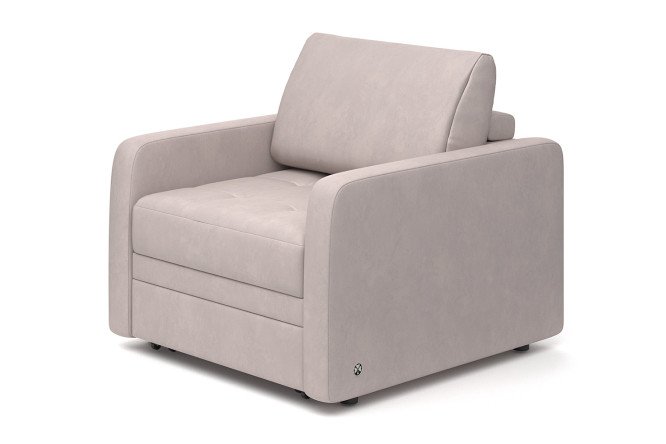Изображение товара Кресло-кровать Бруно М выкатной механизма велюр размеры 93х88х100 см