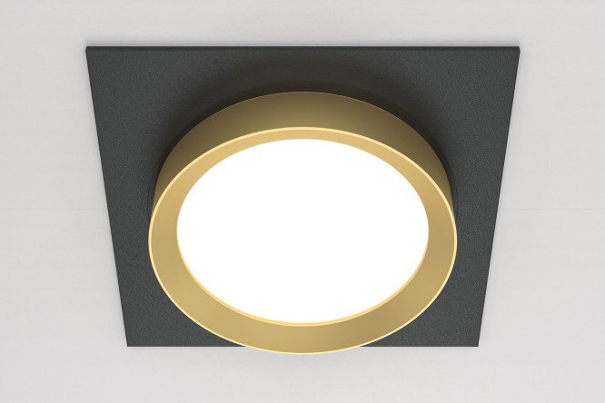 Светильник встраиваемый MAYTONI Downlight Hoop 11x5.2x11 см, GX53