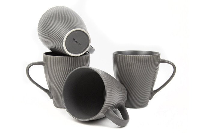 Изображение товара Набор кружек Elrington Venezia Grey 415 мл, Керамика