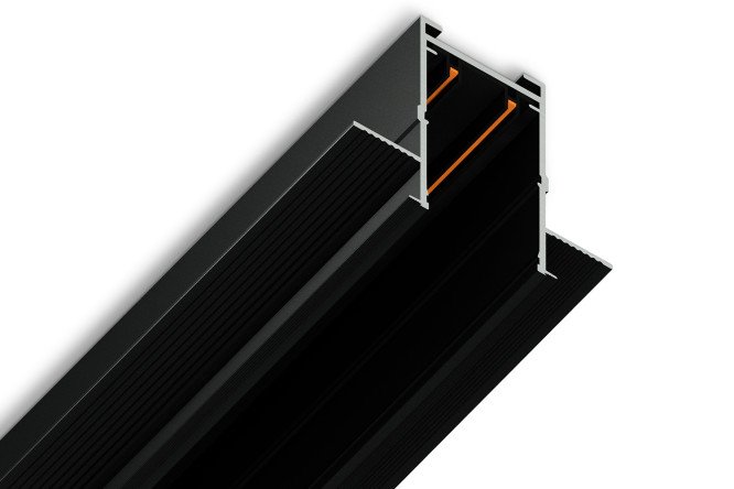 Изображение товара Встраиваемый шинопровод AMBRELLA LIGHT Magnetic 220V 200 см чёрный