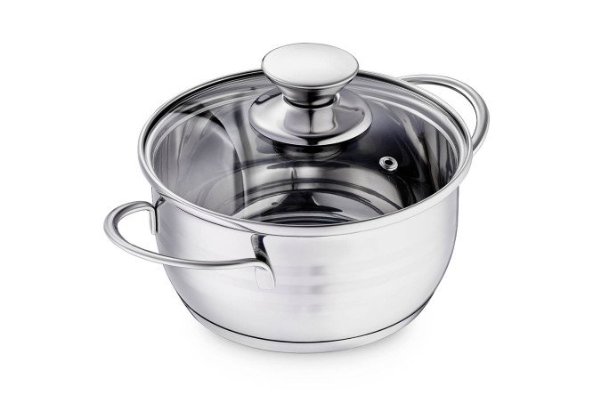 Изображение товара Кастрюля с крышкой REGENT Inox Bimbo Vitro 1 л