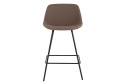 Стул полубарный Stool Group Деймон 47.5х90х49 см, цвет обивки коричневый, ножек чёрный