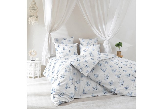 Комплект постельного белья Regatta blue 180х215 см, 2 спальный