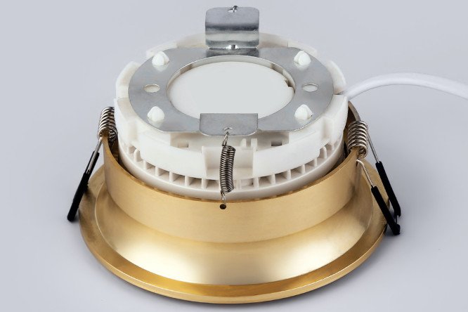 Светильник встраиваемый AMBRELLA LIGHT Техно Спот (Techno Spot) 1 кв.м, 10.5x3.3x10.5 см, GX53