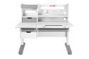 Комплект мебели парта FunDesk Pensare Grey и кресло с подлокотниками Cubby Arnica Grey