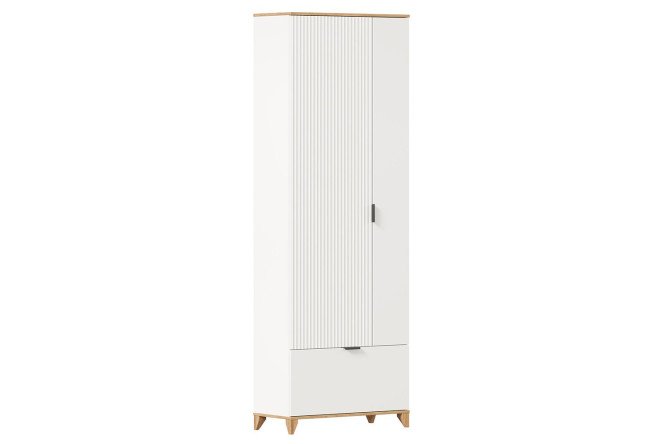 Изображение товара Шкаф Ницца с тремя дверцами и МДФ фасадом 80,2х229,2х36,4 см