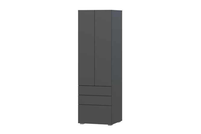 Изображение товара Детский шкаф Оскар мини 60x194x56,6 см с возможностью выбора ручек