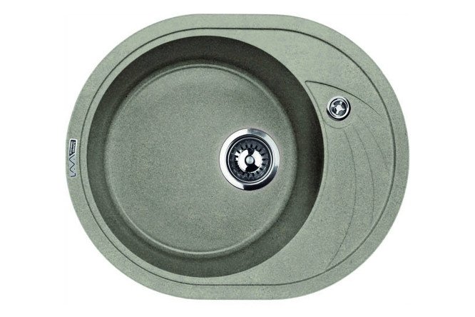 Изображение товара Врезная кухонная мойка LAVA E.1 SCANDIC из инженерного гранита 57,5х46,5х18 см