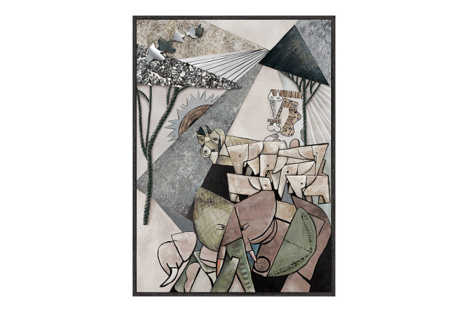 Изображение товара Репродукция в раме Сафари 53х73 см