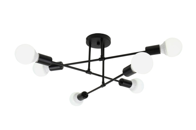 Изображение товара Светильник потолочный IN HOME Loft EASY-6E27-BL 20 кв.м., 52x23.9x52 см, E27