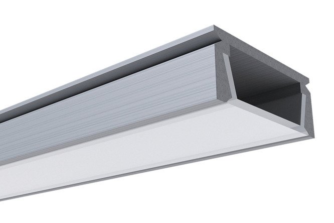 Изображение товара Профиль накладной APEYRON 08-01 из алюминия и поликарбоната