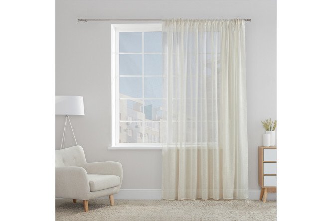 Изображение товара Тюль на ленте MICASA Pina 300х260 см, 1 шт., цвет золотой