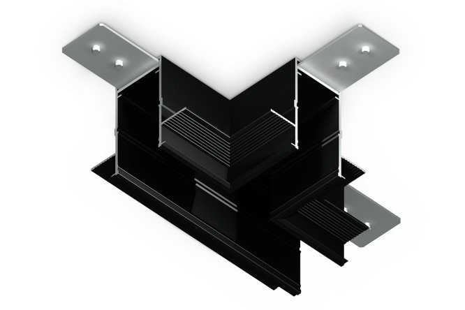 Изображение товара Коннектор Т-образный AMBRELLA LIGHT для трековых систем магнитный 8x4,7x11 см