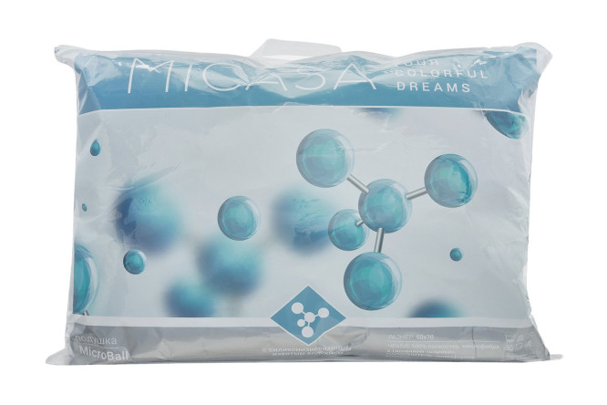 Подушка MICASA Microball 50х70 см, Полиэфирное волокно