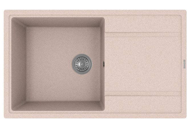 Изображение товара Врезная кухонная мойка Липси 860 с крылом кварцевый композит