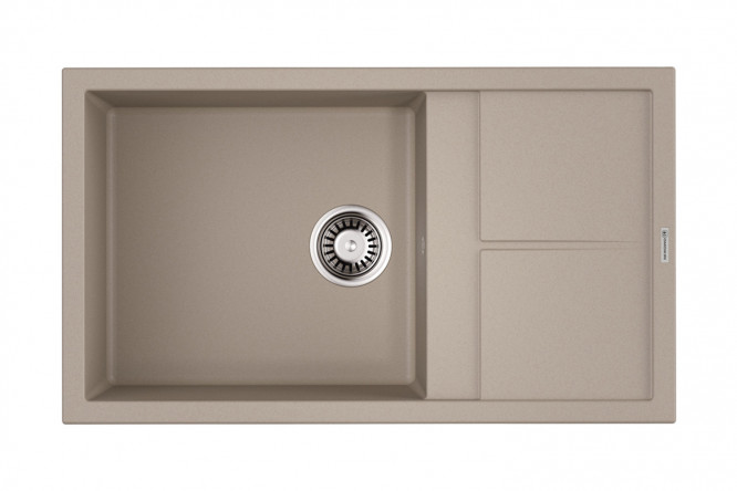 Изображение товара Мойка врезная с крылом OMOIKIRI Sumi 86-SA 4993648, бежевый 86х50х20 см