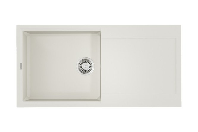 Изображение товара Мойка врезная с крылом OMOIKIRI Sakaime 100-WH 100х50 см тетогранит