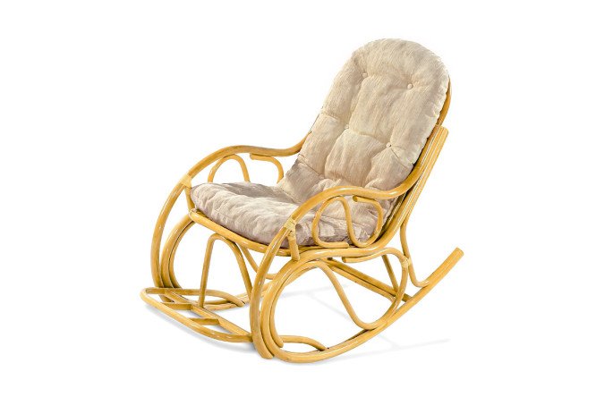 Изображение товара Кресло-качалка 05/05 -м-б мёд бежевый комфортное и стильное