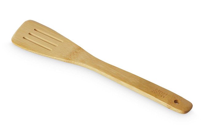 Изображение товара Лопатка с прорезями HOFF Bamboo из натурального бамбука 6х30х1 см