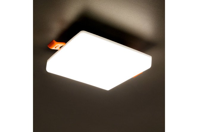 Светильник встраиваемый CITILUX Вега 5 кв.м, 12x4x12 см, LED