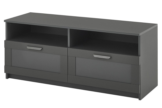 Изображение товара Тумба Скаген из ЛДСП и МДФ, современный дизайн, размеры 119,8х52,6х42,2 см