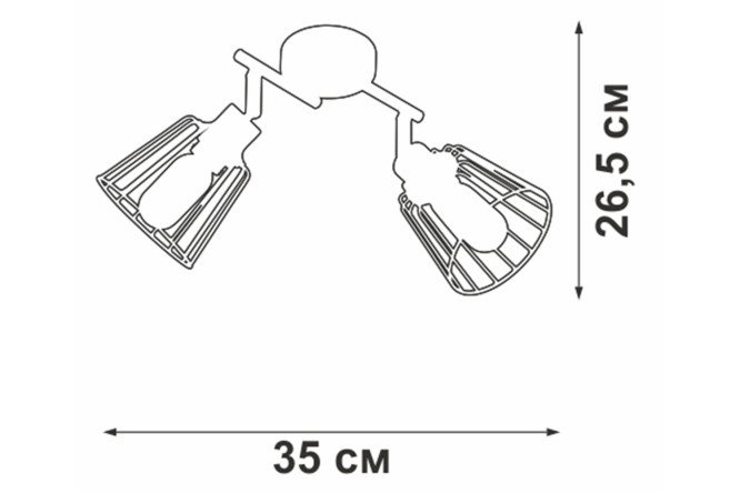 Люстра VITALUCE V4589 6 м², E27