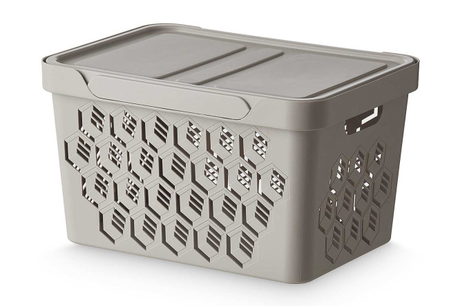 Изображение товара Ящик универсальный с крышкой Deluxe 32059 38x22x27.6 см, 18 л