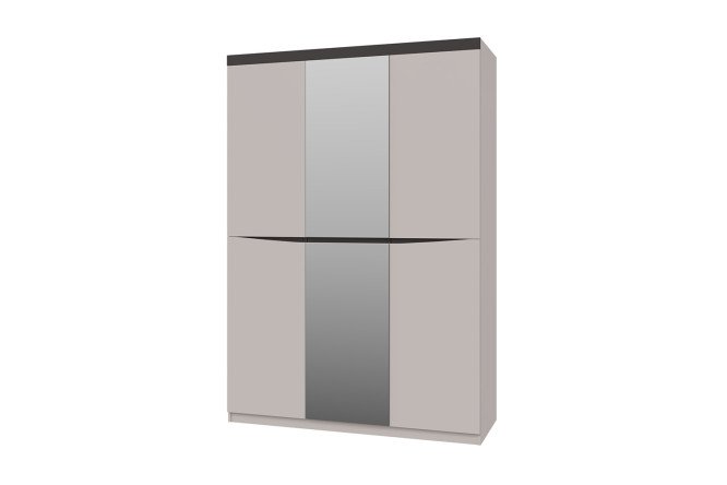 Изображение товара Шкаф для одежды Тиана new с зеркалом 150x216x55 см современный дизайн