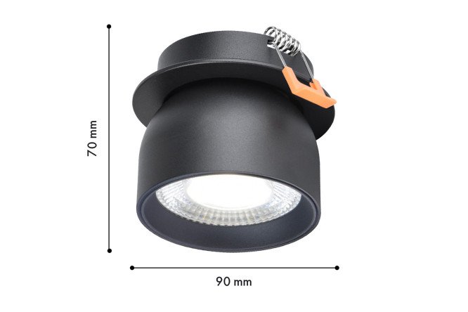 Светильник врезной LED FAVOURITE Astern 9x7x9 см, LED