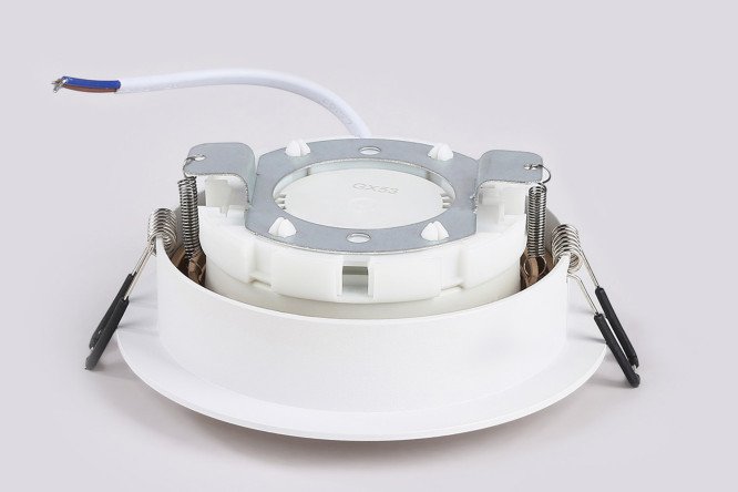 Светильник встраиваемый AMBRELLA LIGHT Techno Spot 1 м², 11.5x2.3x11.5 см, GX53