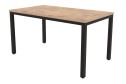 столешницы: тиковое дерево (teakwood), основания: чёрный