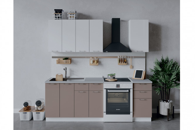 Изображение товара Кухонный гарнитур Весна 160x213.2x47.8 см белый глянец МДФ ПВХ