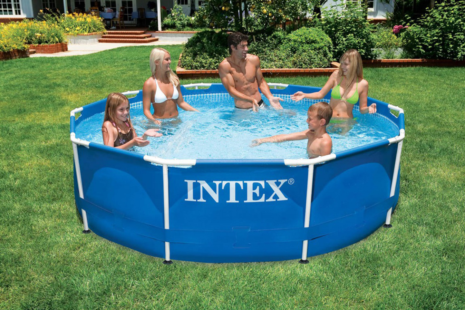 Бассейн каркасный INTEX Metal Frame Каркасный, 305х76х305 см