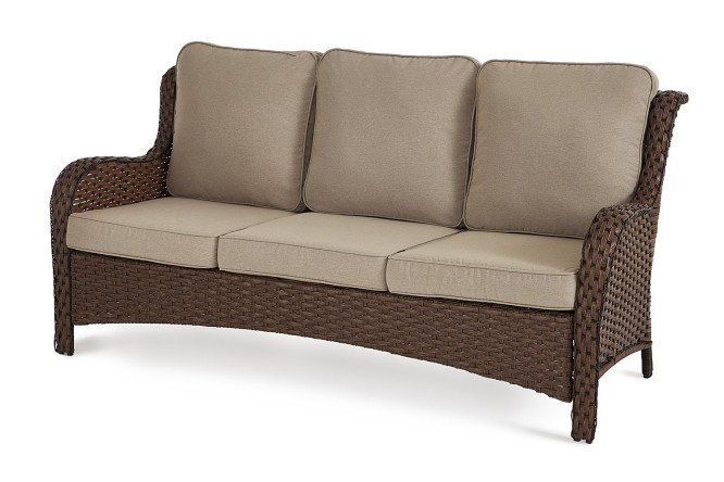 Изображение товара Диван HOFF Teo цвет каркаса чёрный, отделки коричневый