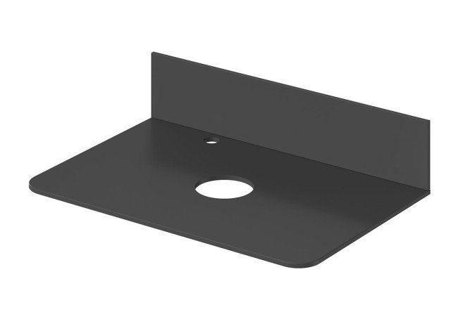 Изображение товара Столешница Roni 70 70 см, цвет чёрный матовый