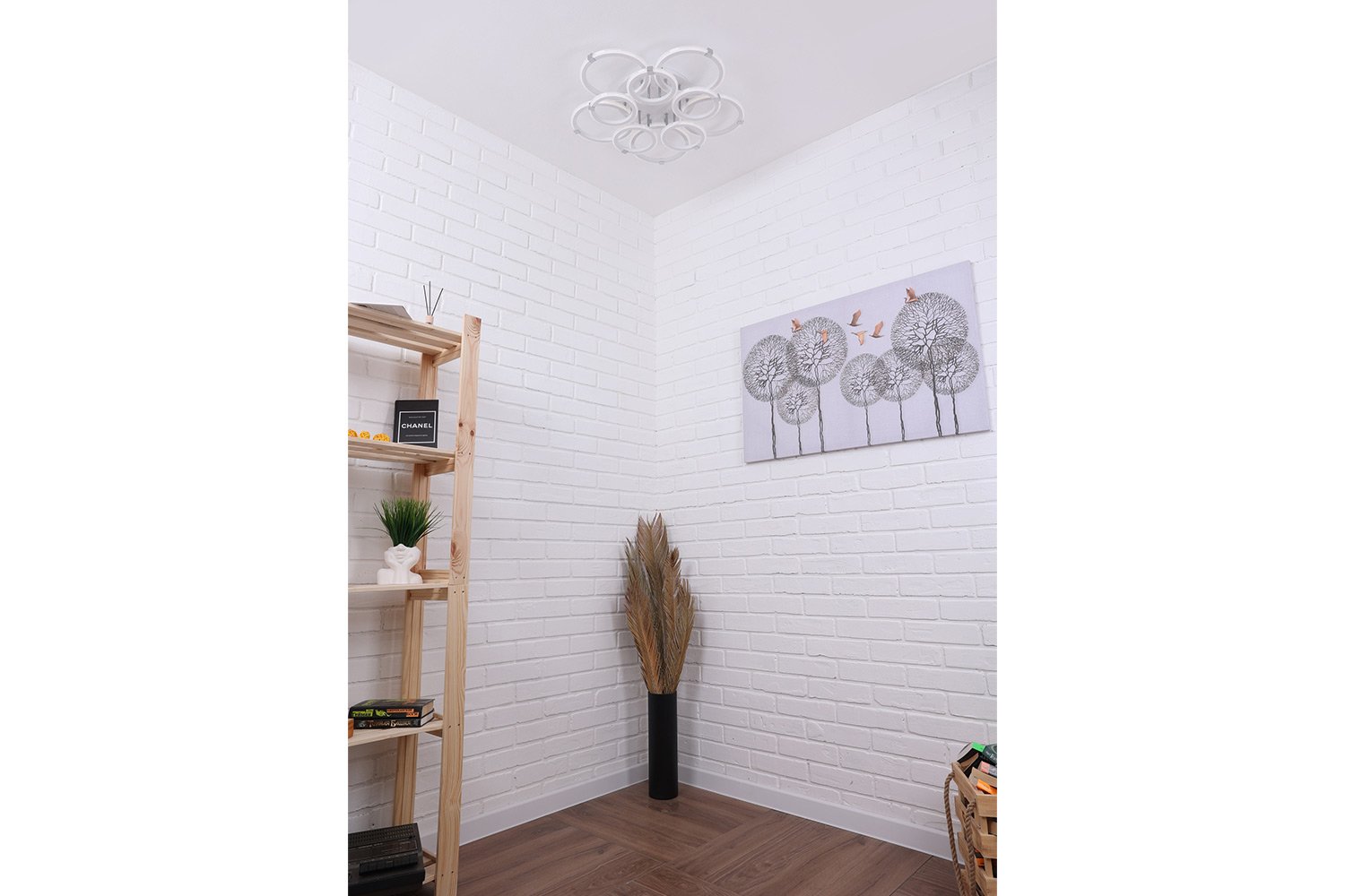 Люстра SCHAFFNER Rustico 23 кв.м., 69.5x12.5x69.5 см, LED