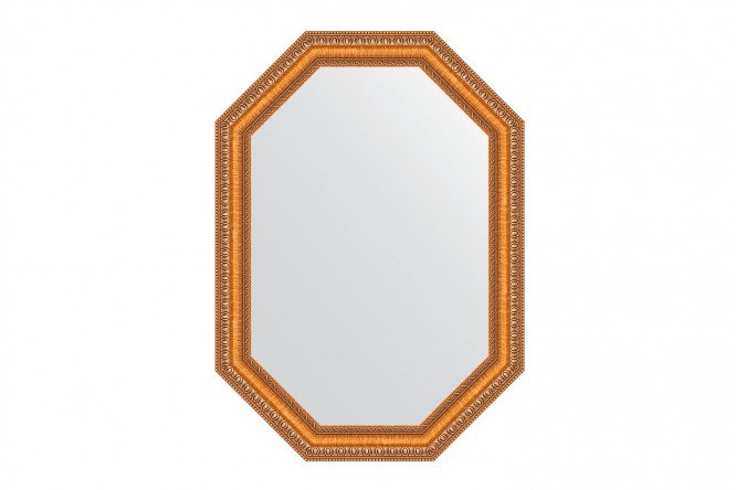 Изображение товара Зеркало настенное EVOFORM Polygon BY 7045 с золотыми бусами 51х71 см