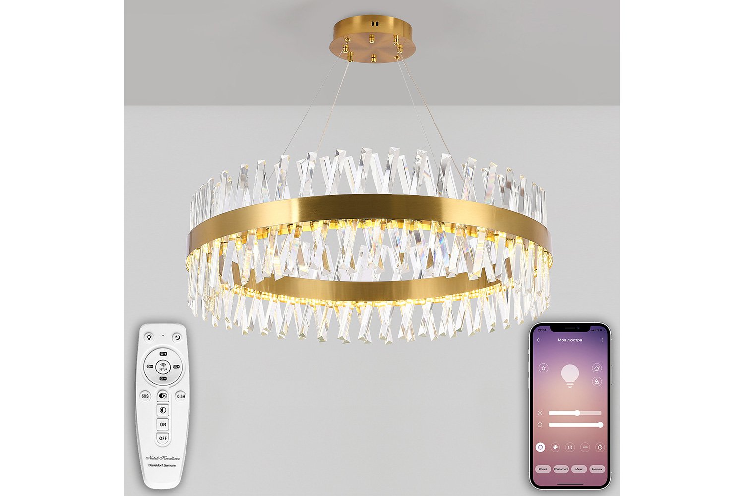 фото Люстра-нимб led lamps natali kovaltseva