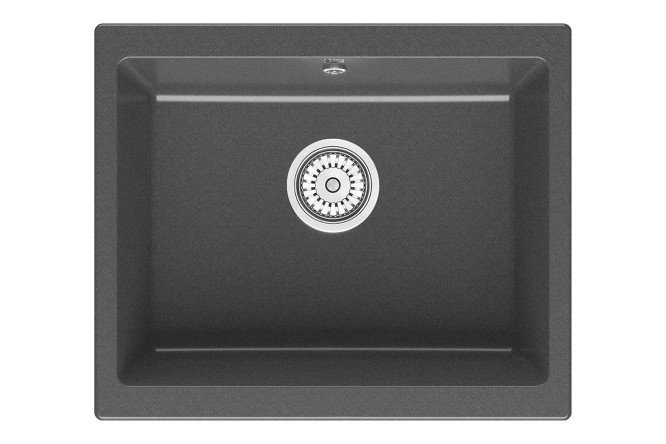 Изображение товара Кухонная мойка врезная POINT Сидли 55 PN3007GR кварц графит 55х46х22 см