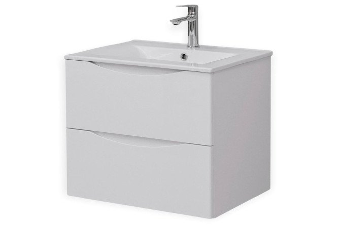 Изображение товара Тумба подвесная BOND Cube T01605 60 см белая матовая