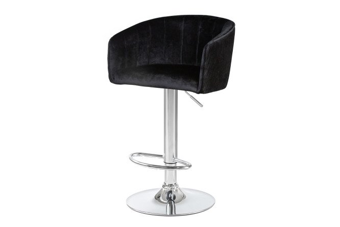 Изображение товара Барный стул DOBRIN Darcy черный хром 51x86x46 см