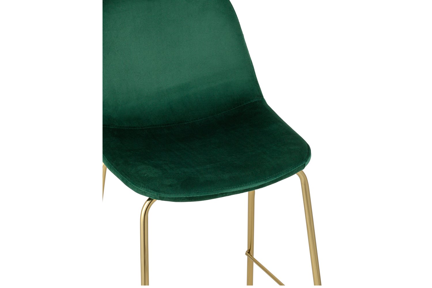 стул зеленый с золотыми ножками