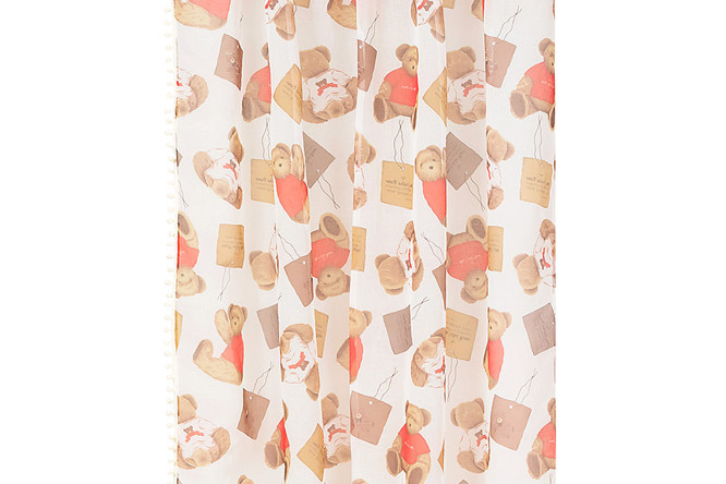 Изображение товара Комплект тюлей для детской Детство с помпонами 150х270 см, 2 шт., цвет бежевый