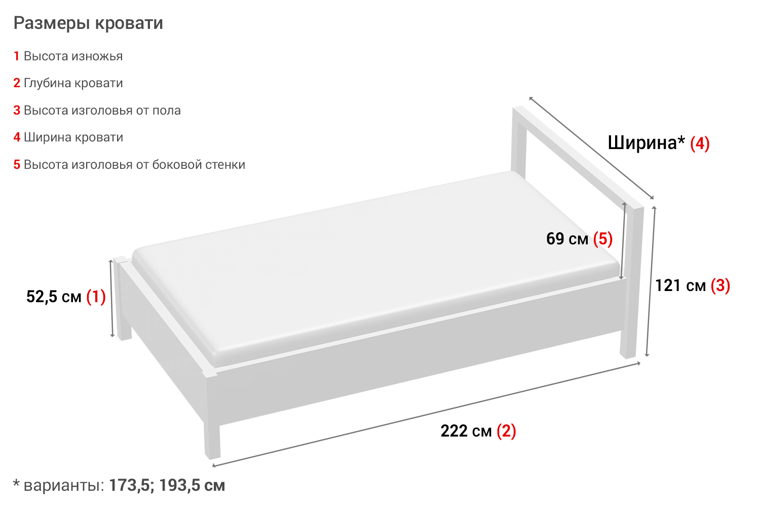 фото Кровать с подъёмным механизмом бруно hoff