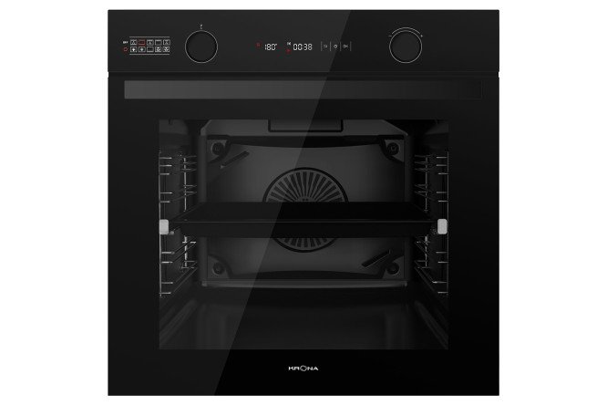 Изображение товара Электрический духовой шкаф KRONAsteel Nero max 60 черный 78 л 9 режимов