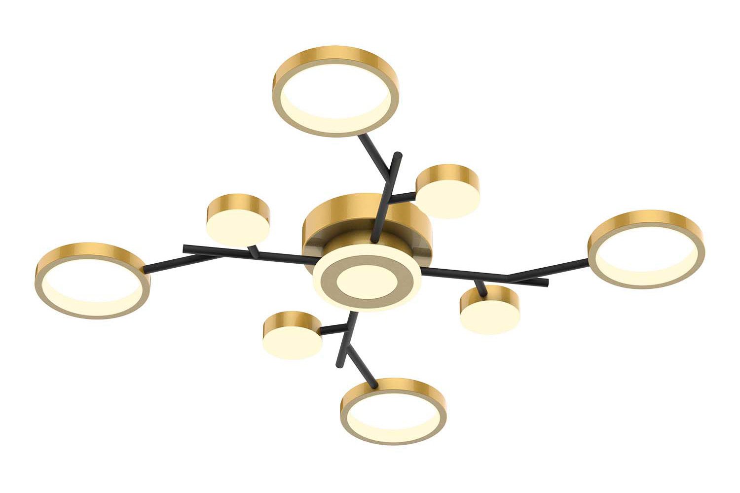Светильник потолочный FAVOURITE Hybrid 15 кв.м., 80x8x80 см, LED