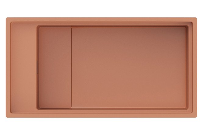 Изображение товара Врезная кухонная мойка OMOIKIRI Kinaru Pro 86-U/I-CN 86х46х22 см из artceramic